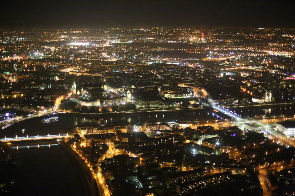Szkolenie nocne na śmigłowcu VFR noc
